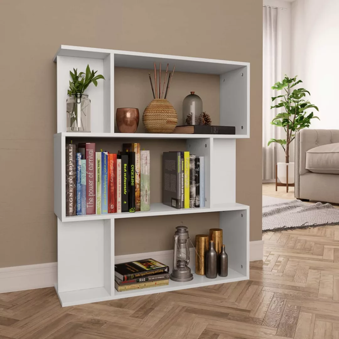 Bücherregale/raumteiler Weiß 80ã24ã96 Cm Spanplatte günstig online kaufen