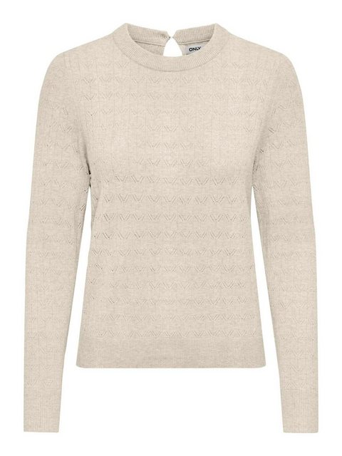 ONLY Rundhalspullover ONLANDRIA LS BACK DETAIL O-NECK CC KNT günstig online kaufen