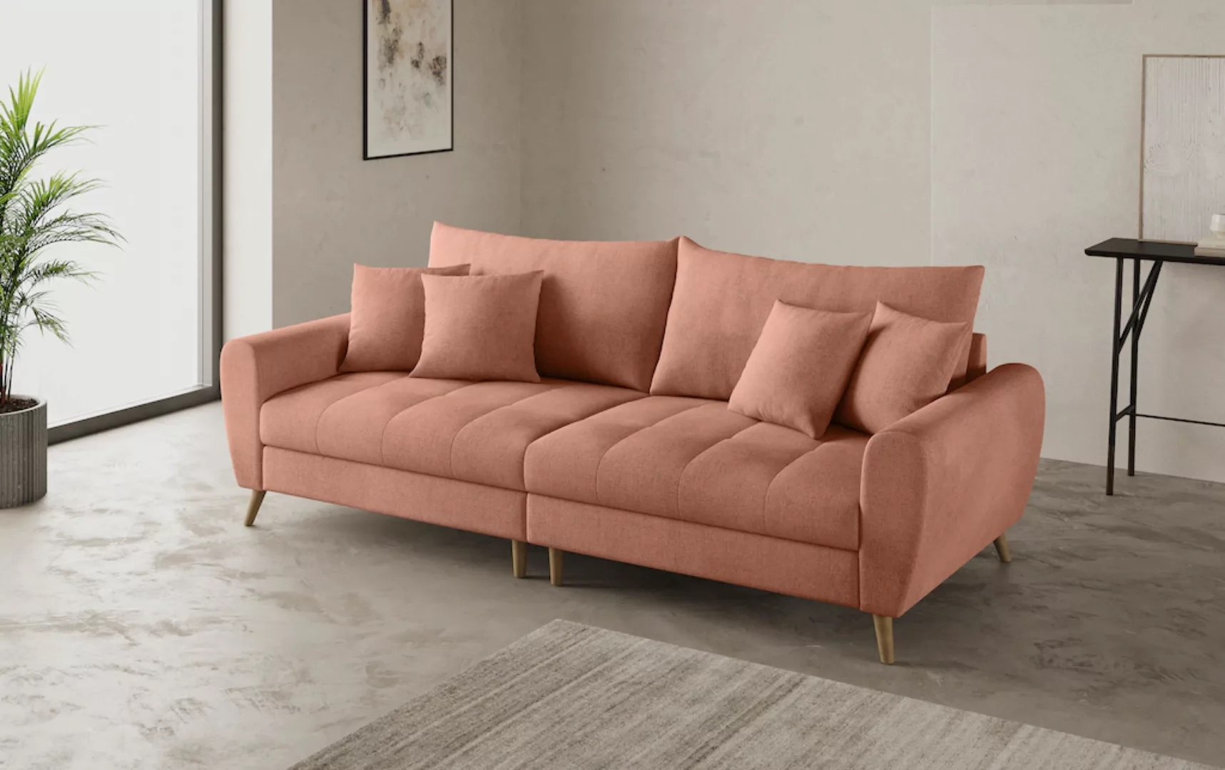 Mr. Couch Big-Sofa "Blackburn II", Mit Kaltschaumpolsterung bis 140 kg bela günstig online kaufen