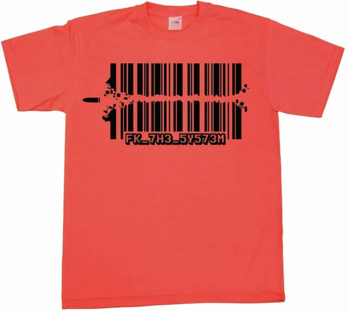 Hybris T-Shirt Fuck The System T-Shirt günstig online kaufen