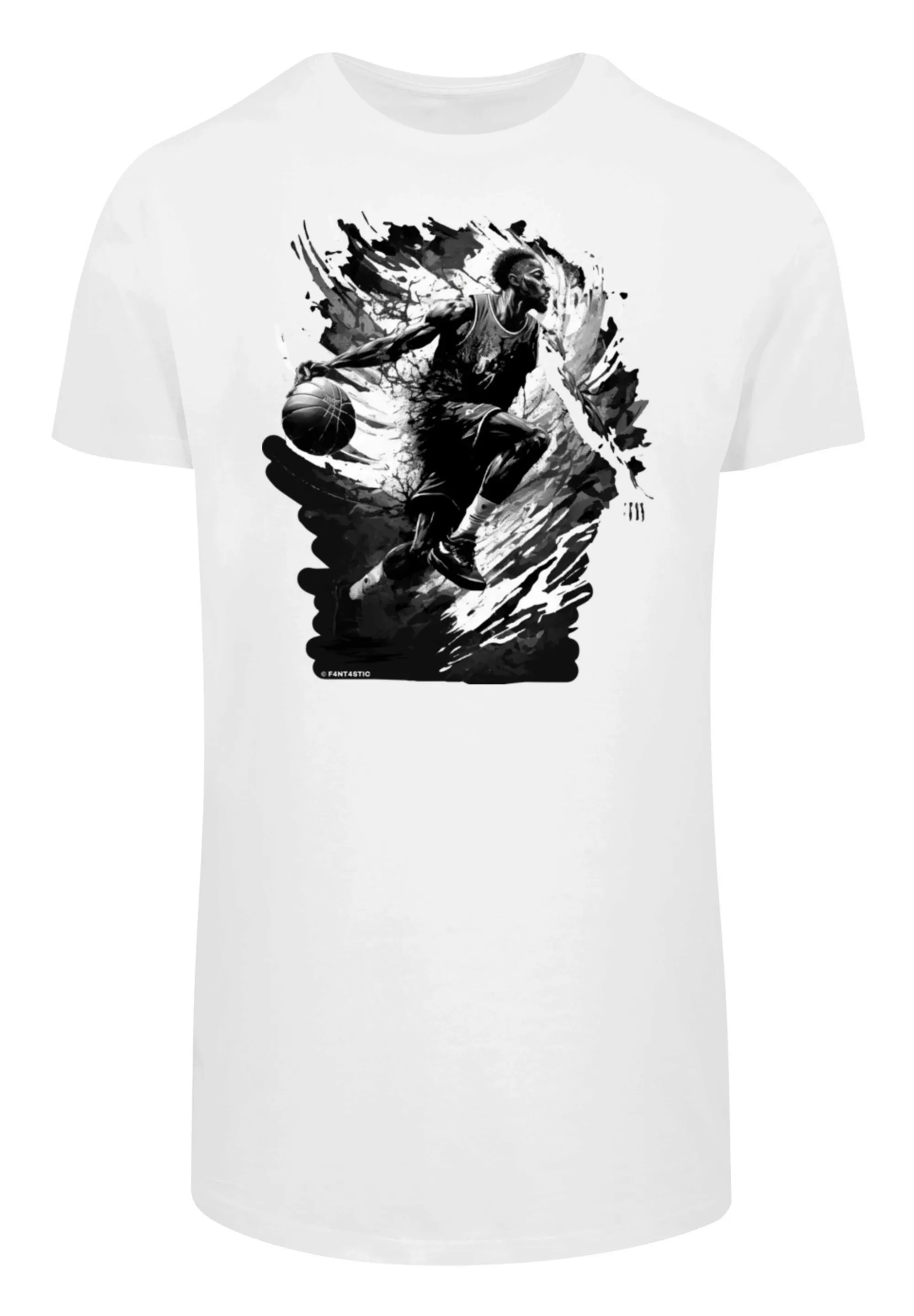 F4NT4STIC T-Shirt "Basketball Splash Sport LONG", Print günstig online kaufen