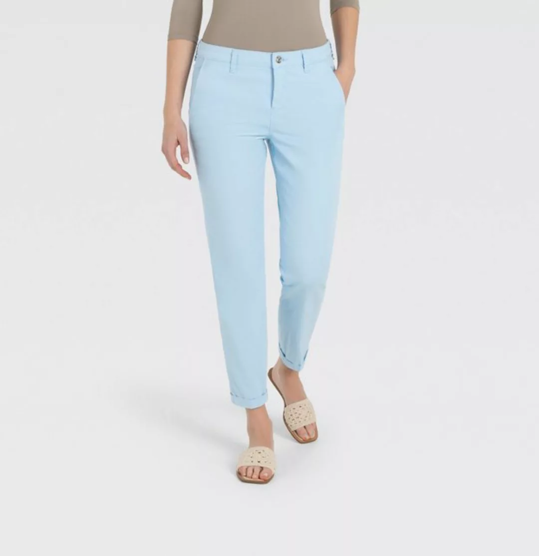 7/8-Hose Modell Chino turn up Mac blau günstig online kaufen