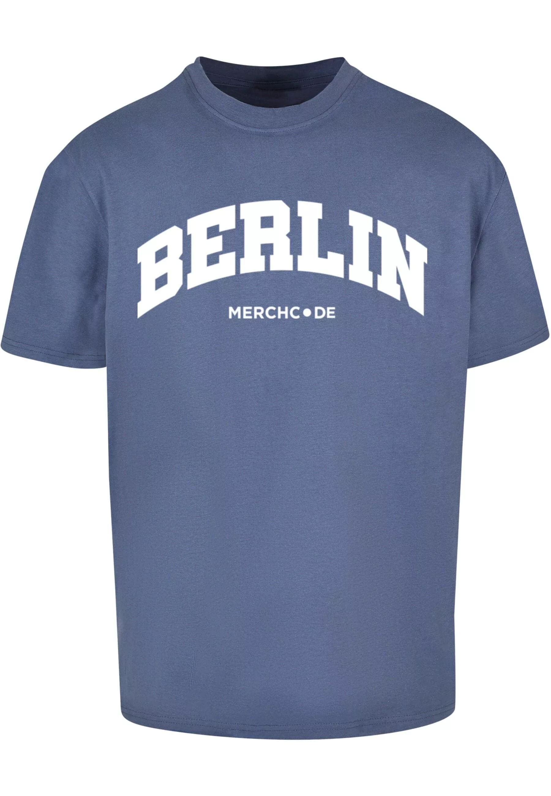 Merchcode T-Shirt "Merchcode Herren Berlin Wording - Heavy Oversize Tee" günstig online kaufen