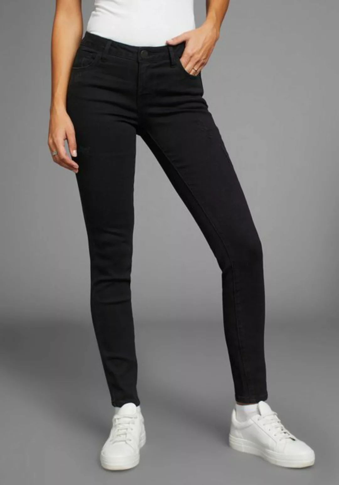 Arizona Skinny-fit-Jeans "Ultra-Stretch", Mid Waist günstig online kaufen