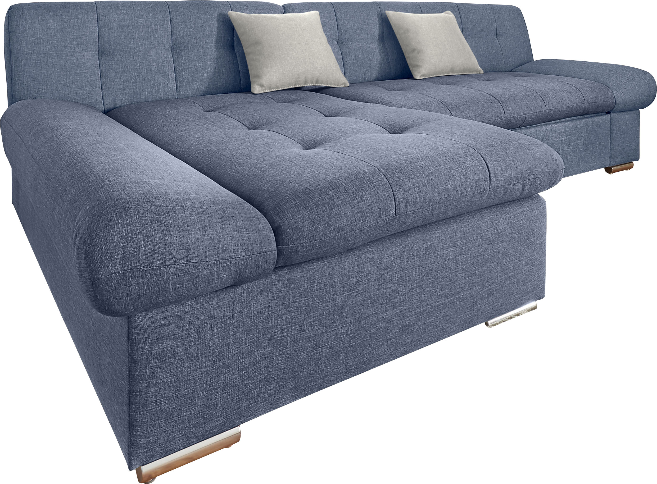 TRENDMANUFAKTUR Ecksofa »Reggae II, moderne Optik, Armteilverstellung, B/T günstig online kaufen