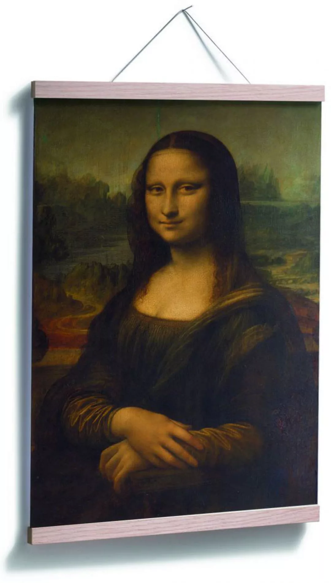 Wall-Art Poster "Mona Lisa", Menschen, (1 St.), Poster ohne Bilderrahmen günstig online kaufen