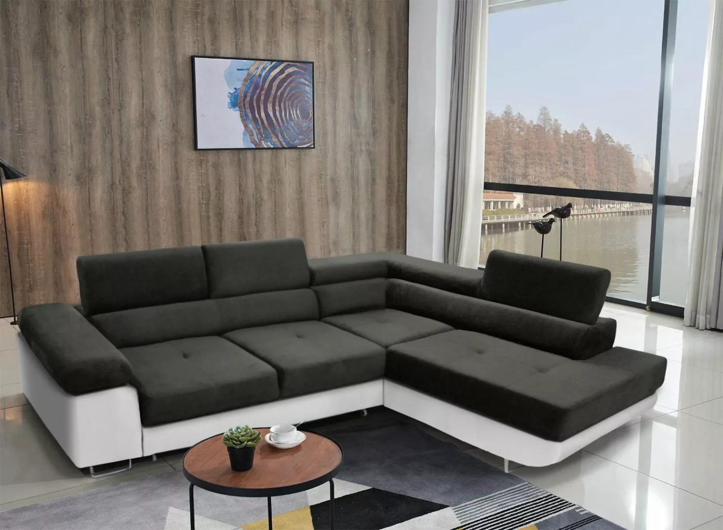 ALTDECOR Ecksofa ANT-L, Couch mit Schlaffunktion, Wohnzimmer - Wohnlandscha günstig online kaufen