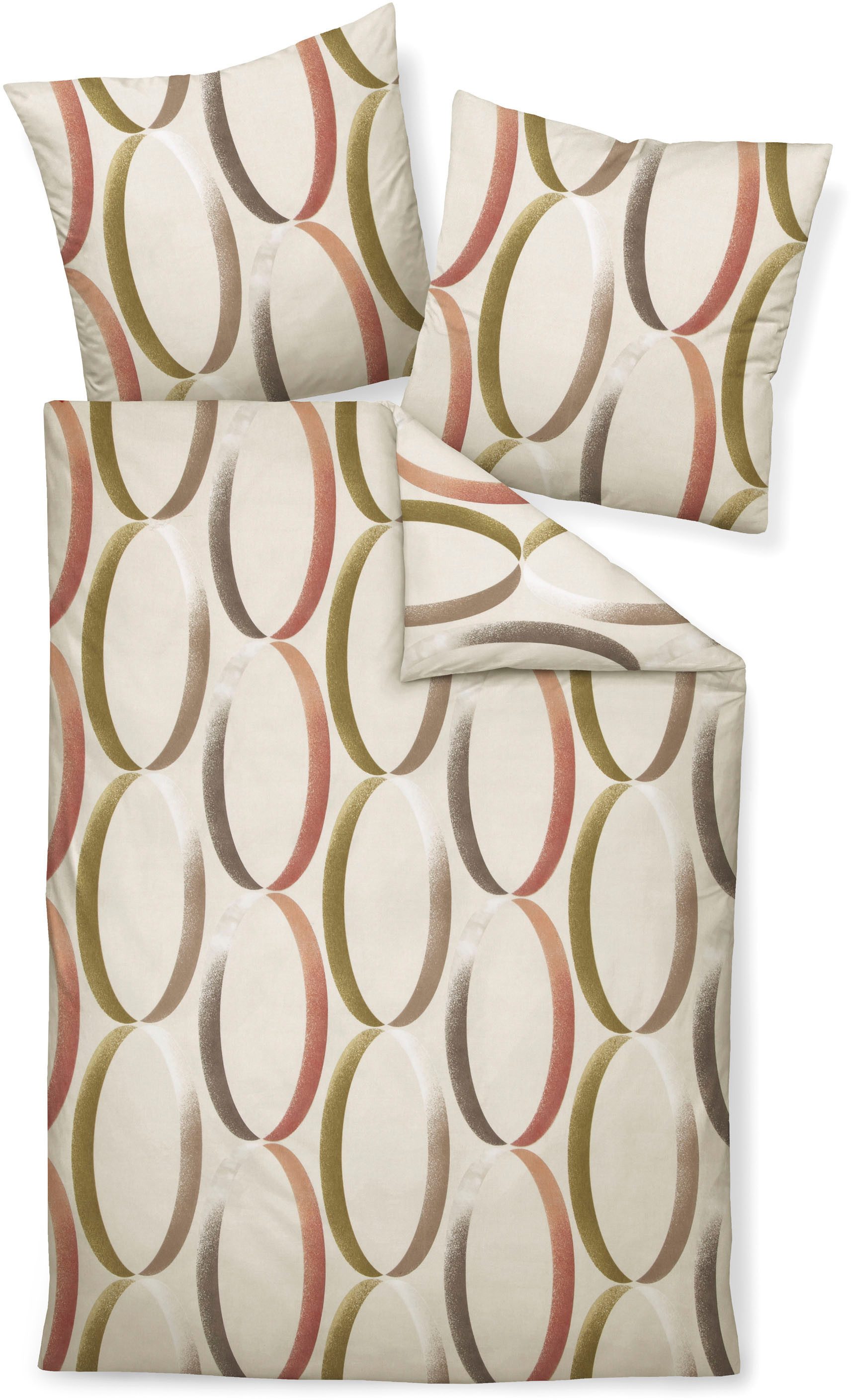 Janine Janine Feinbiber Bettwäsche DAVOS 65156 taupe siena Größe:  200x200 günstig online kaufen