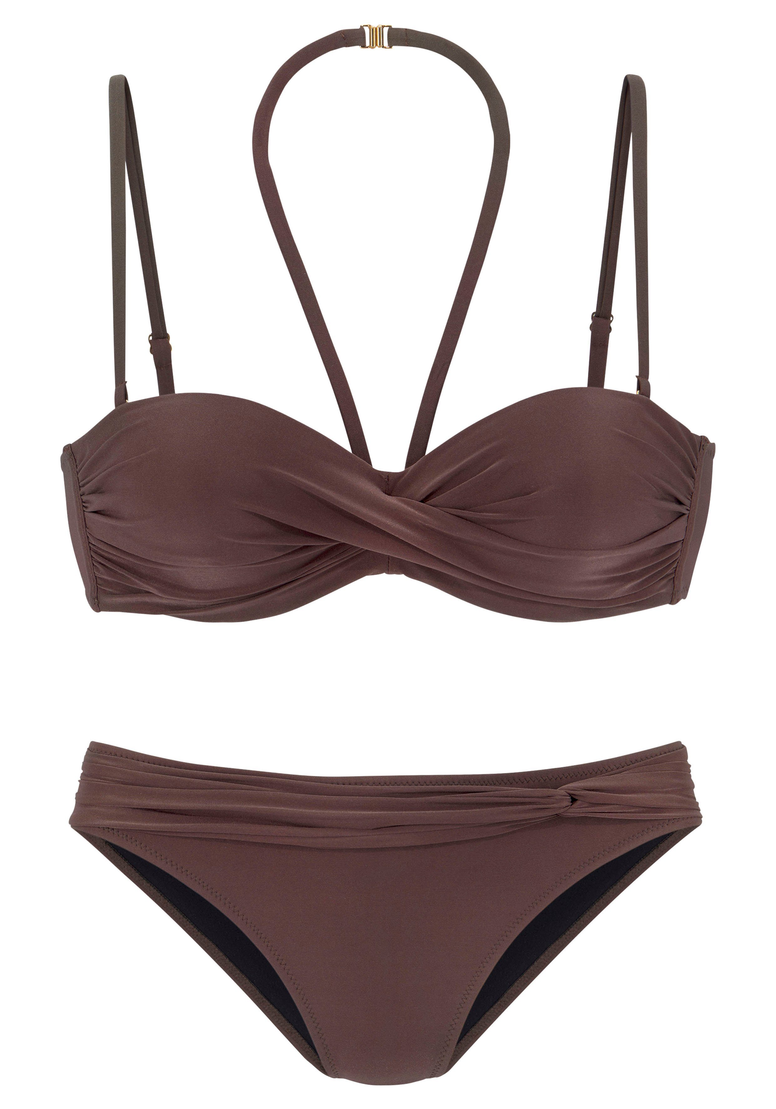 LASCANA Bügel-Bandeau-Bikini mit verschiedenen Trägervarianten günstig online kaufen