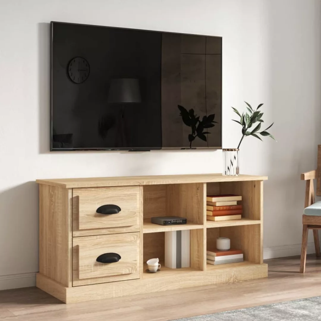 vidaXL TV-Schrank TV-Schrank Sonoma-Eiche 102x35,5x47,5 cm Holzwerkstoff günstig online kaufen