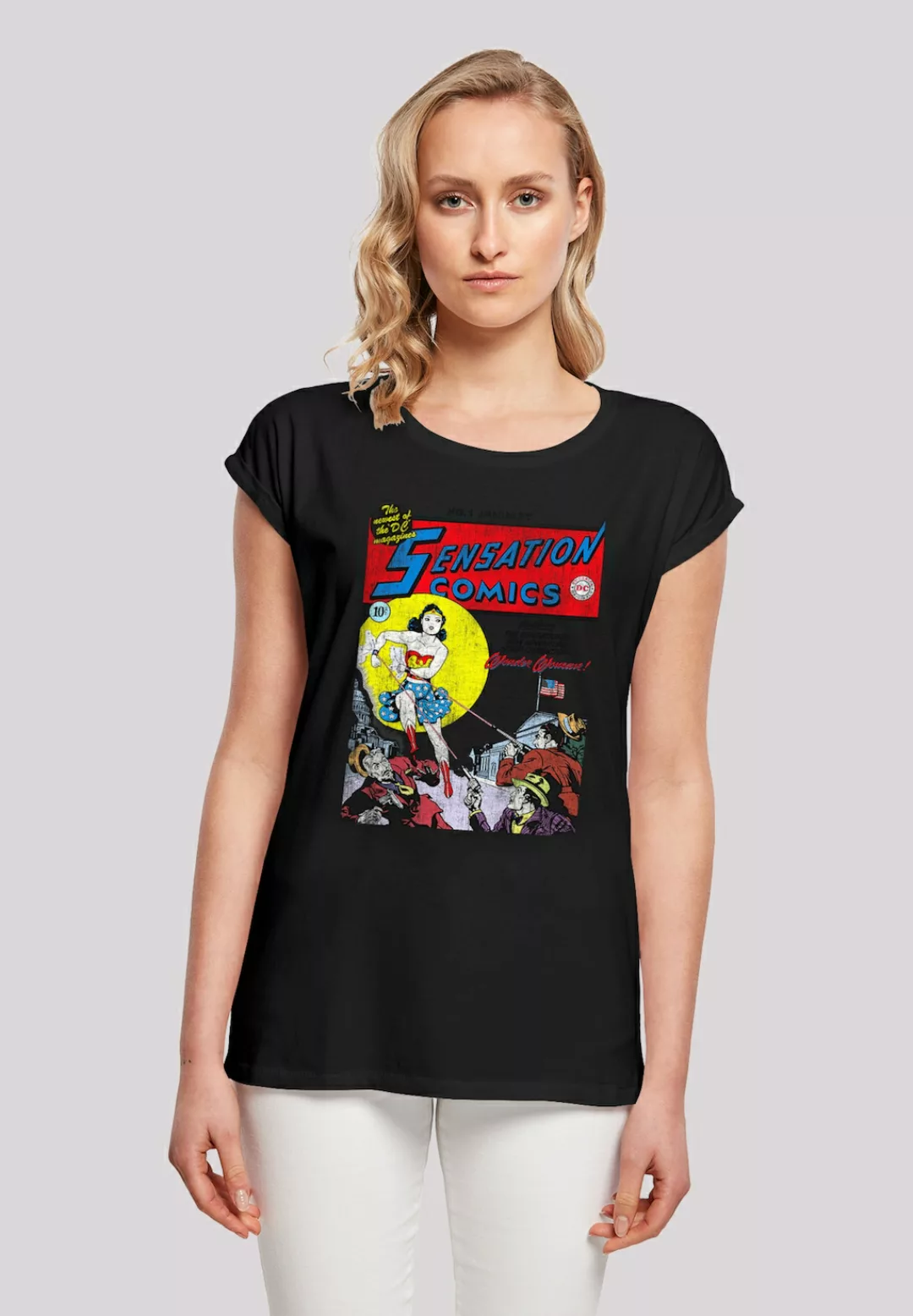 F4NT4STIC T-Shirt "DC Comics Wonder Woman Sensation Comics Issue 1 Cover" günstig online kaufen