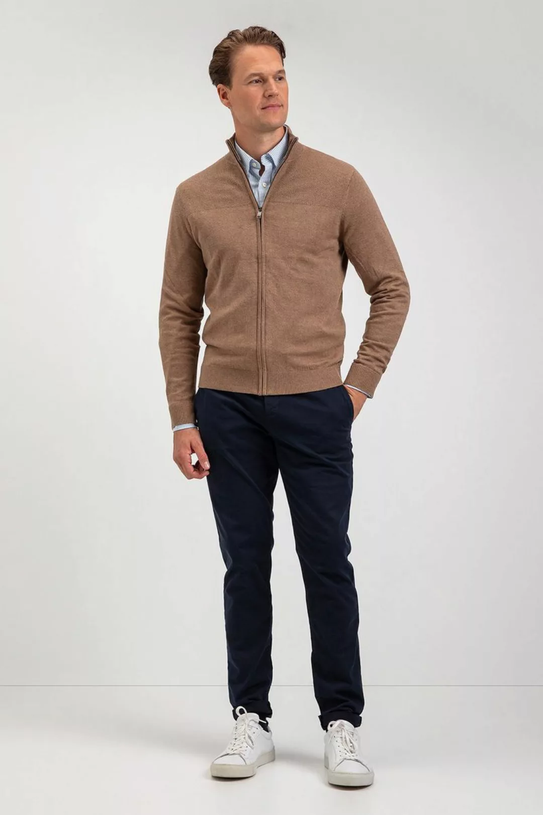 McGregor Strickjacke Wool Mix Beige - Größe L günstig online kaufen