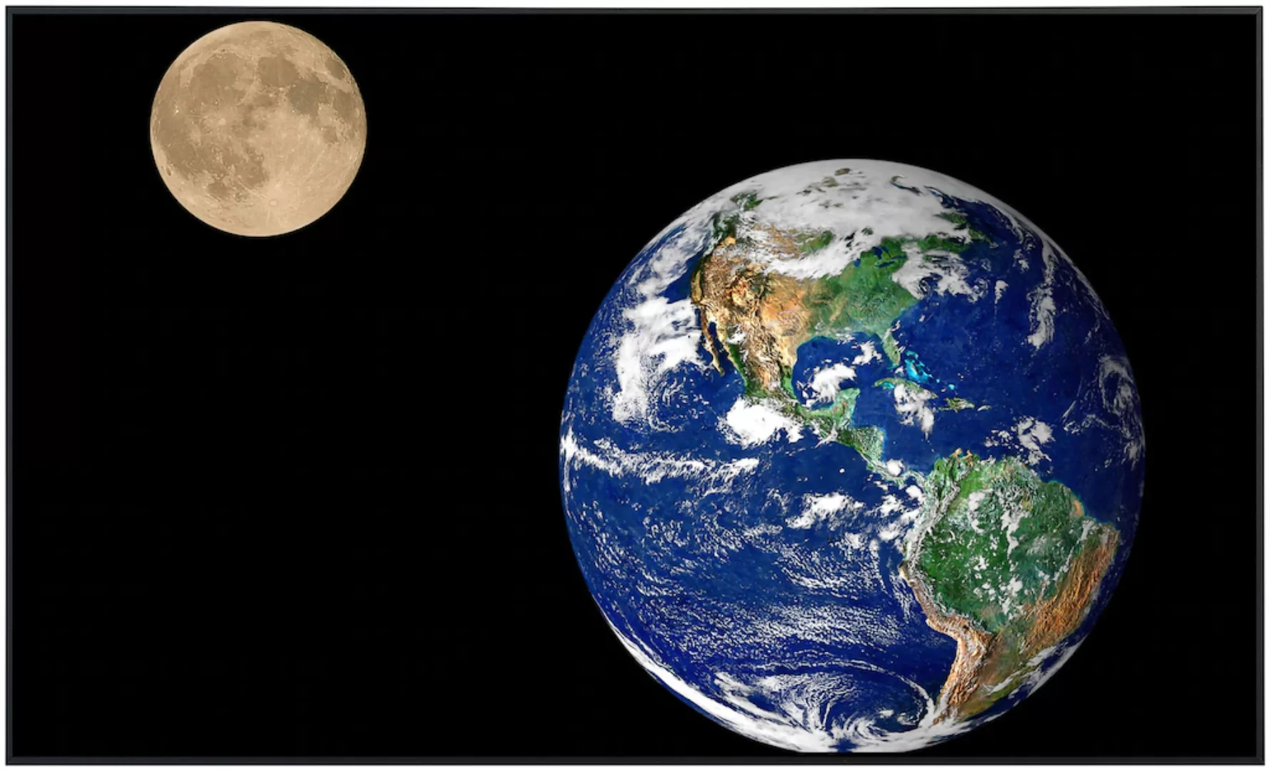 Papermoon Infrarotheizung »Erde und Mond« günstig online kaufen