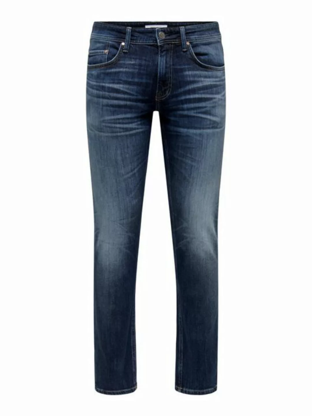 Only & Sons Herren Jeans ONSWEFT 3251 - Straight Fit - Blau - Blue Denim günstig online kaufen