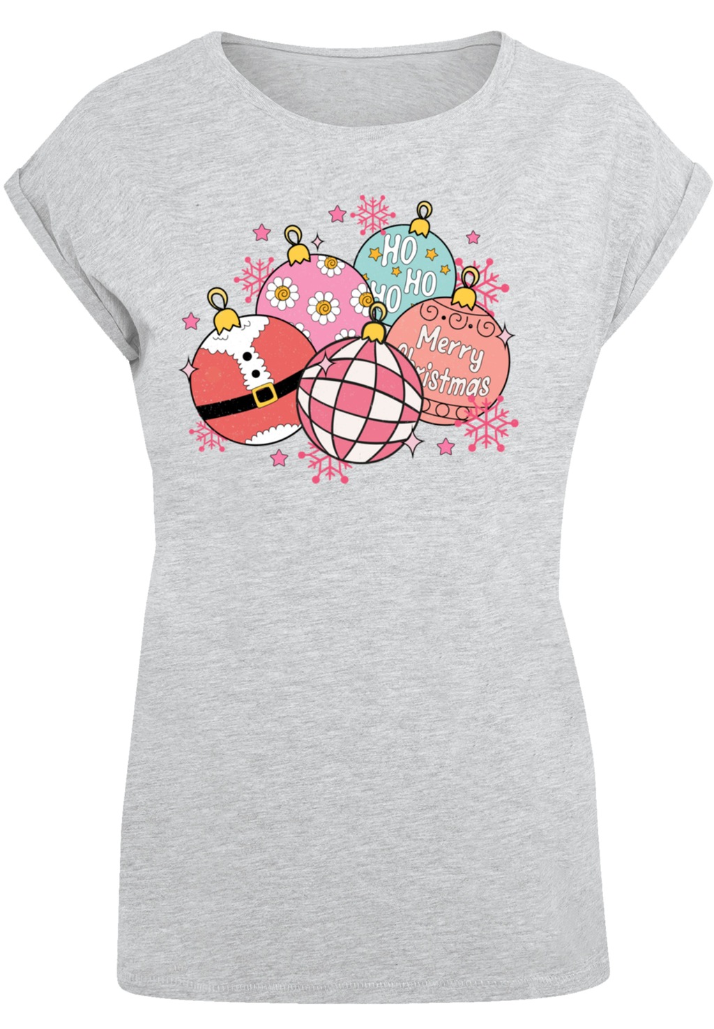 F4NT4STIC T-Shirt "Pink Cute Weihnachten Tree Balls", Premium Qualität, Wei günstig online kaufen