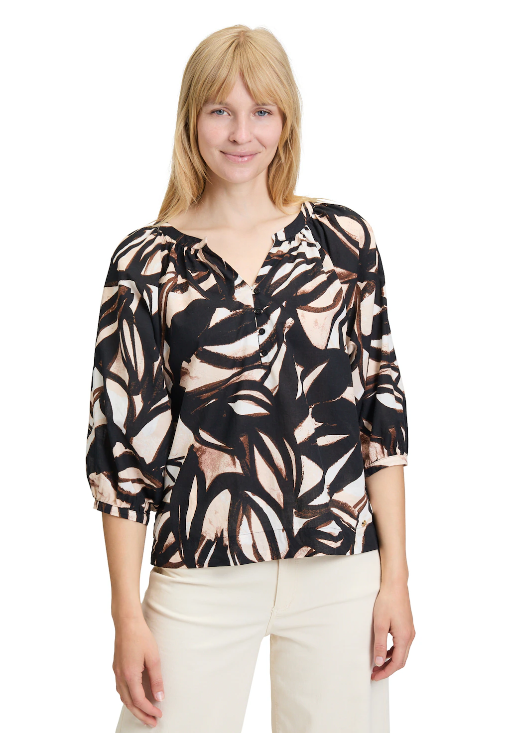 Betty&Co Schlupfbluse "Betty & Co Damen Schlupfbluse mit Print" günstig online kaufen