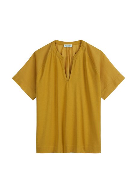 Marc O'Polo Shirtbluse Jersey blouse, short sleeve with wo günstig online kaufen