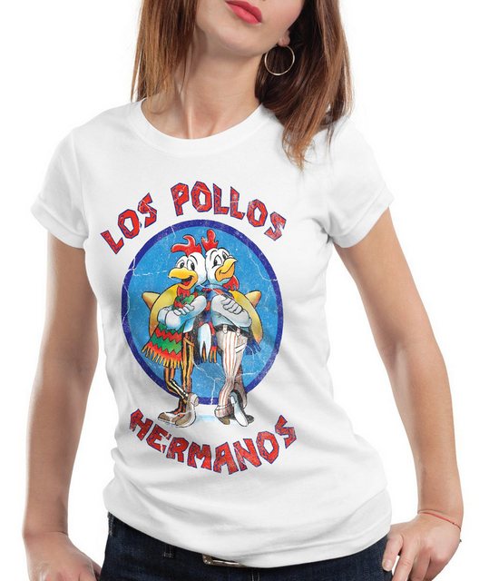 style3 T-Shirt Los Pollos breaking hermanos heisenberg walter bad white chi günstig online kaufen