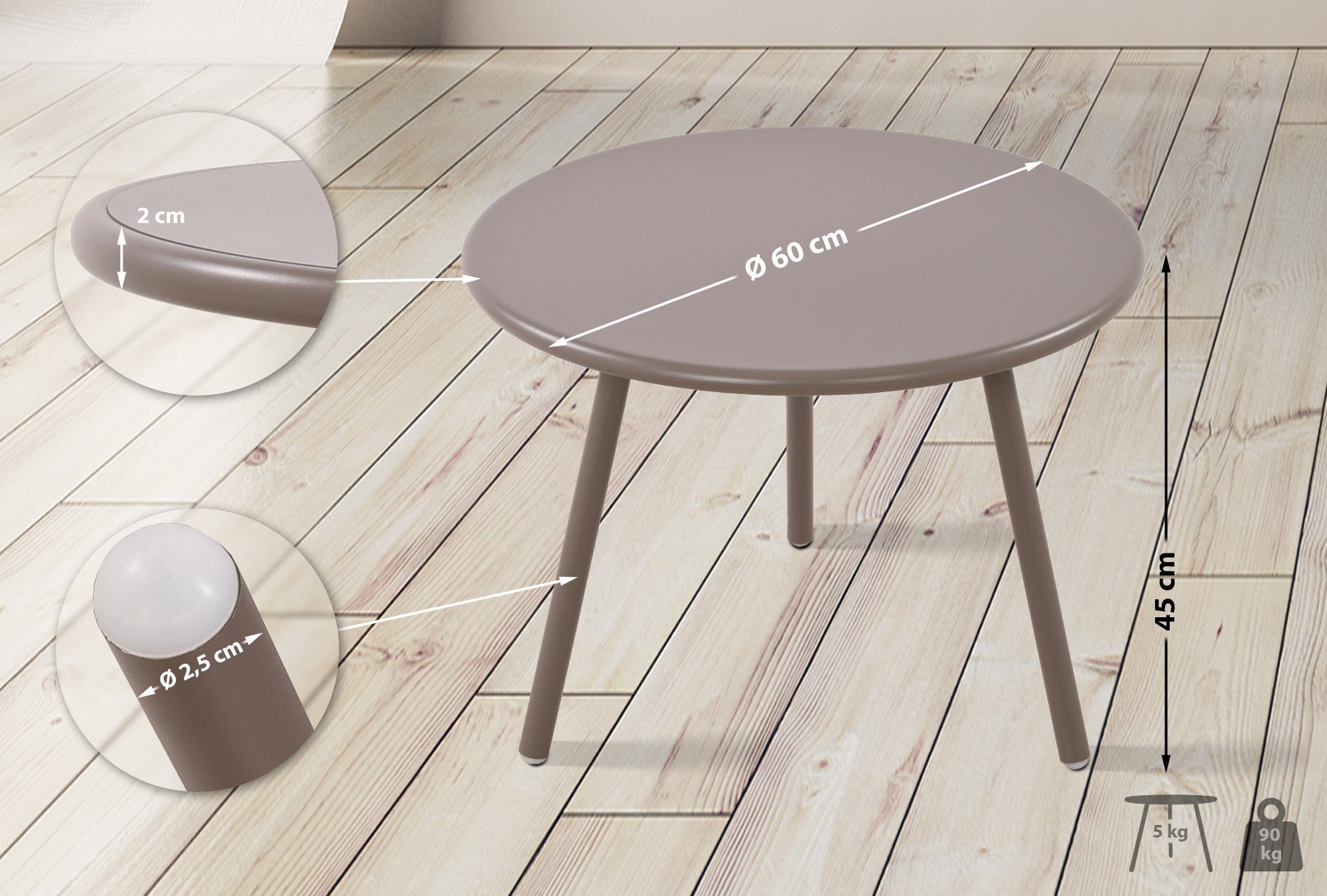 CLP Couchtisch Minot, Loungetisch wetterbeständig und günstig online kaufen