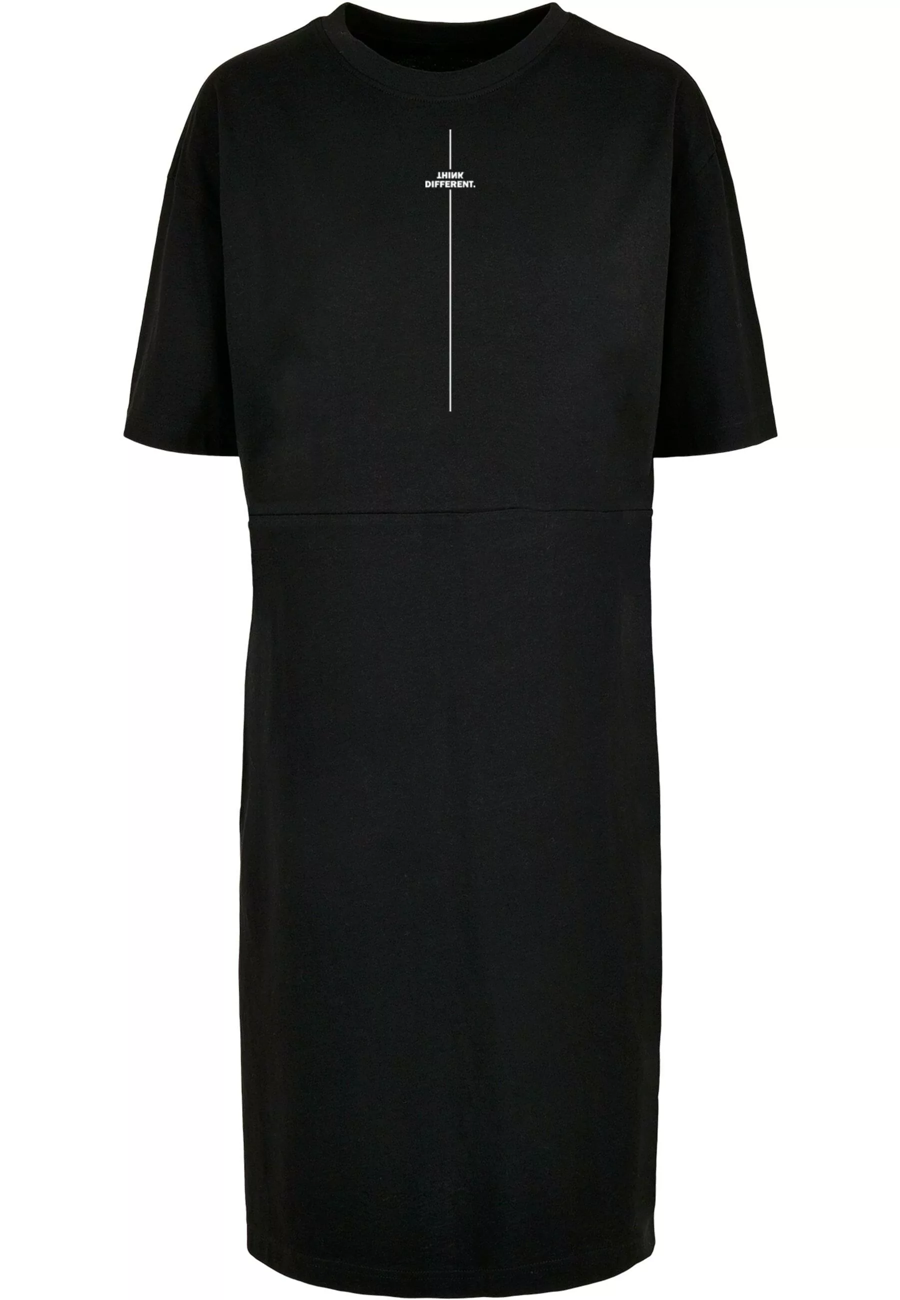 Merchcode Stillkleid "Damen Ladies Think Different Oversized Slit Tee Dress günstig online kaufen