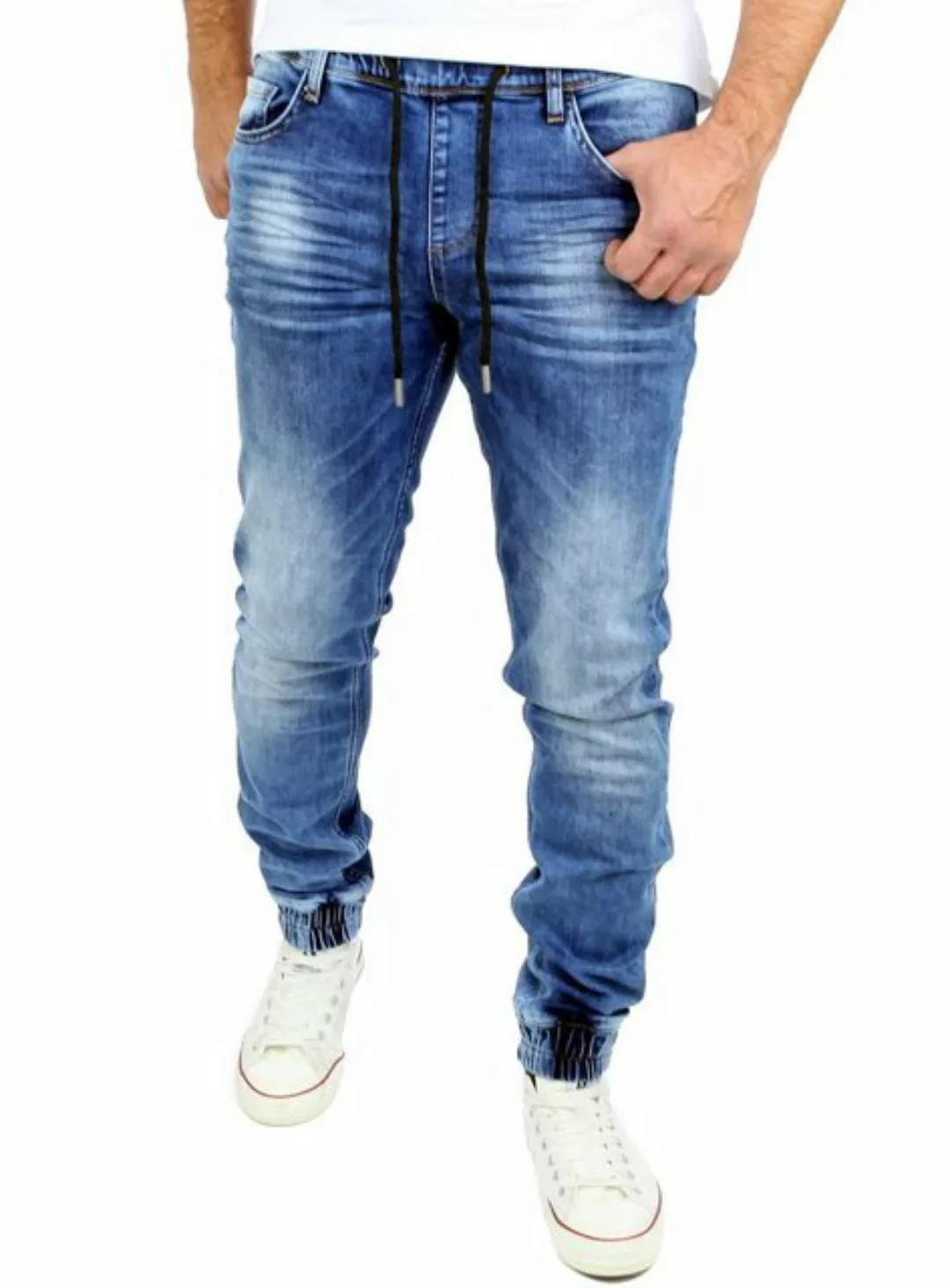 Reslad Stretch-Jeans Reslad Used Look Jeans-Herren Slim Fit Jogging-Hose RS günstig online kaufen