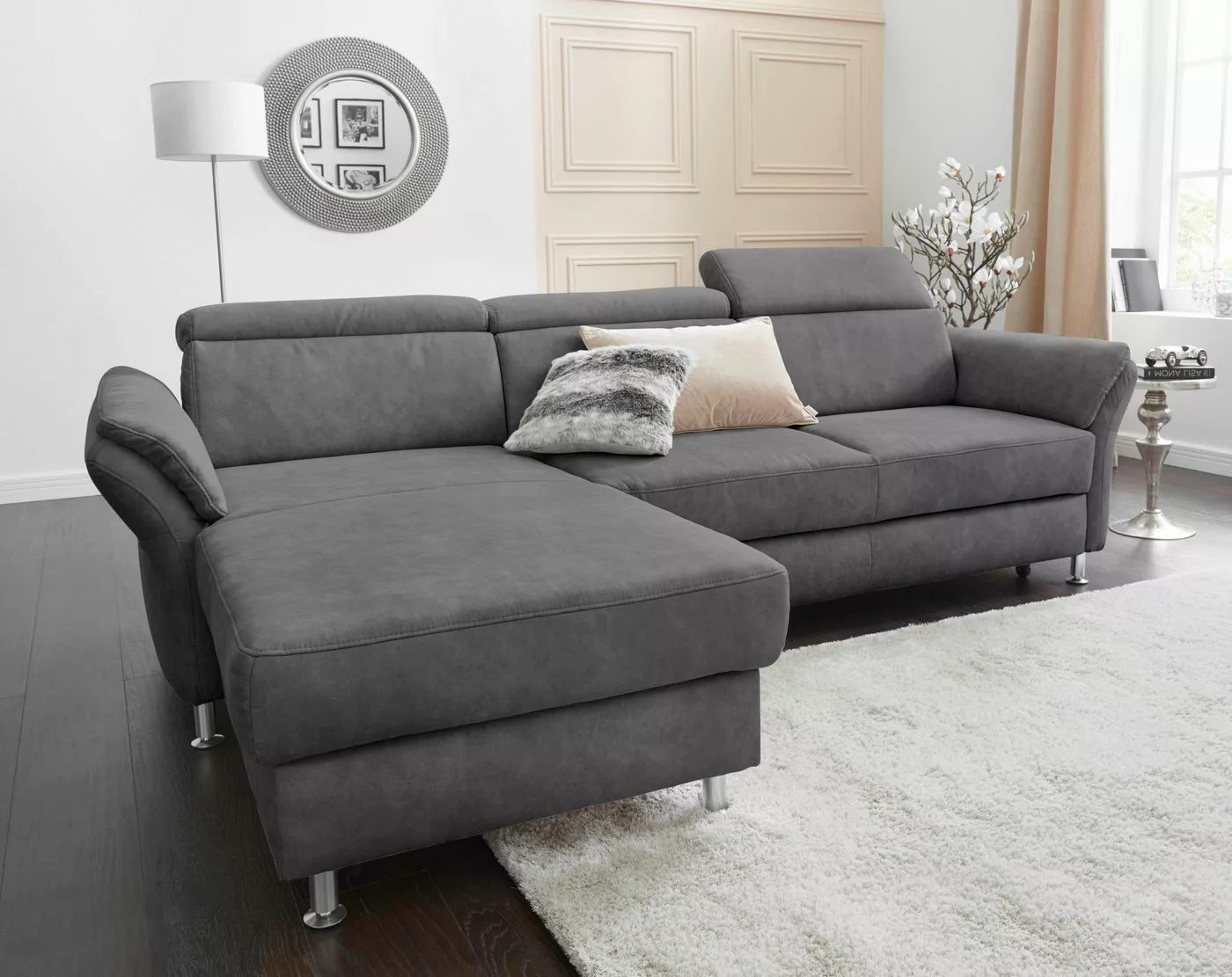 sit&more Ecksofa Avignon L-Form, Kopfteilverstellung, wahlweise mit Bettfun günstig online kaufen