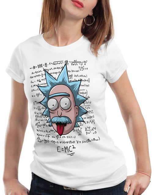 style3 T-Shirt Rick Einstein relativitätstheorie rick and und morty günstig online kaufen