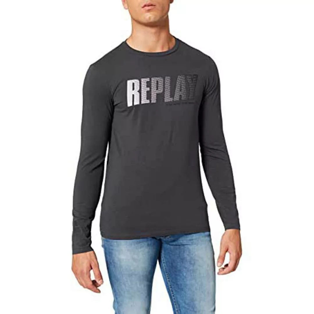 Replay M3492.000.2660 T-shirt 3XL Smoke Grey günstig online kaufen