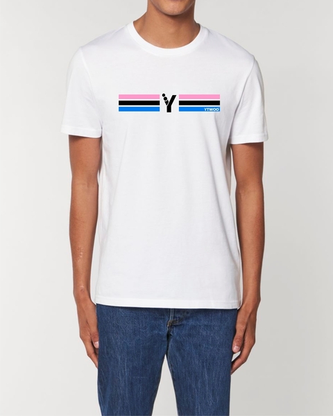 Ytwoo Unisex T-shirt Mit Bedruckter Grafik Ytwoo-logo Streifen günstig online kaufen