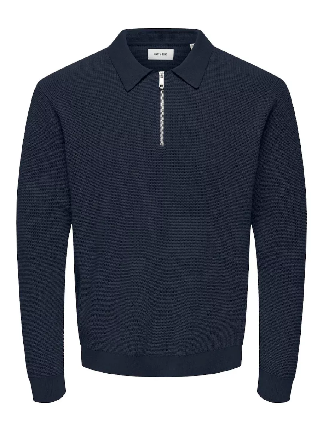 ONLY & SONS Polokragenpullover "ONSMATTEO LS ZIP POLO" günstig online kaufen