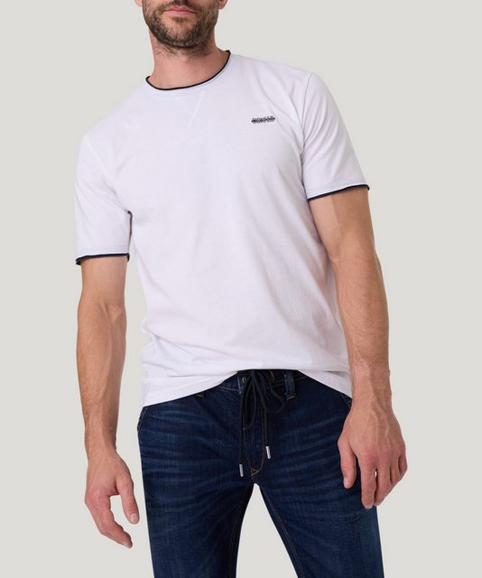 Pioneer Authentic Jeans T-Shirt, mit kontrastfarbenen Details günstig online kaufen