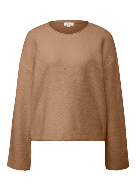 s.Oliver Strickpullover in Bouclé Optik günstig online kaufen