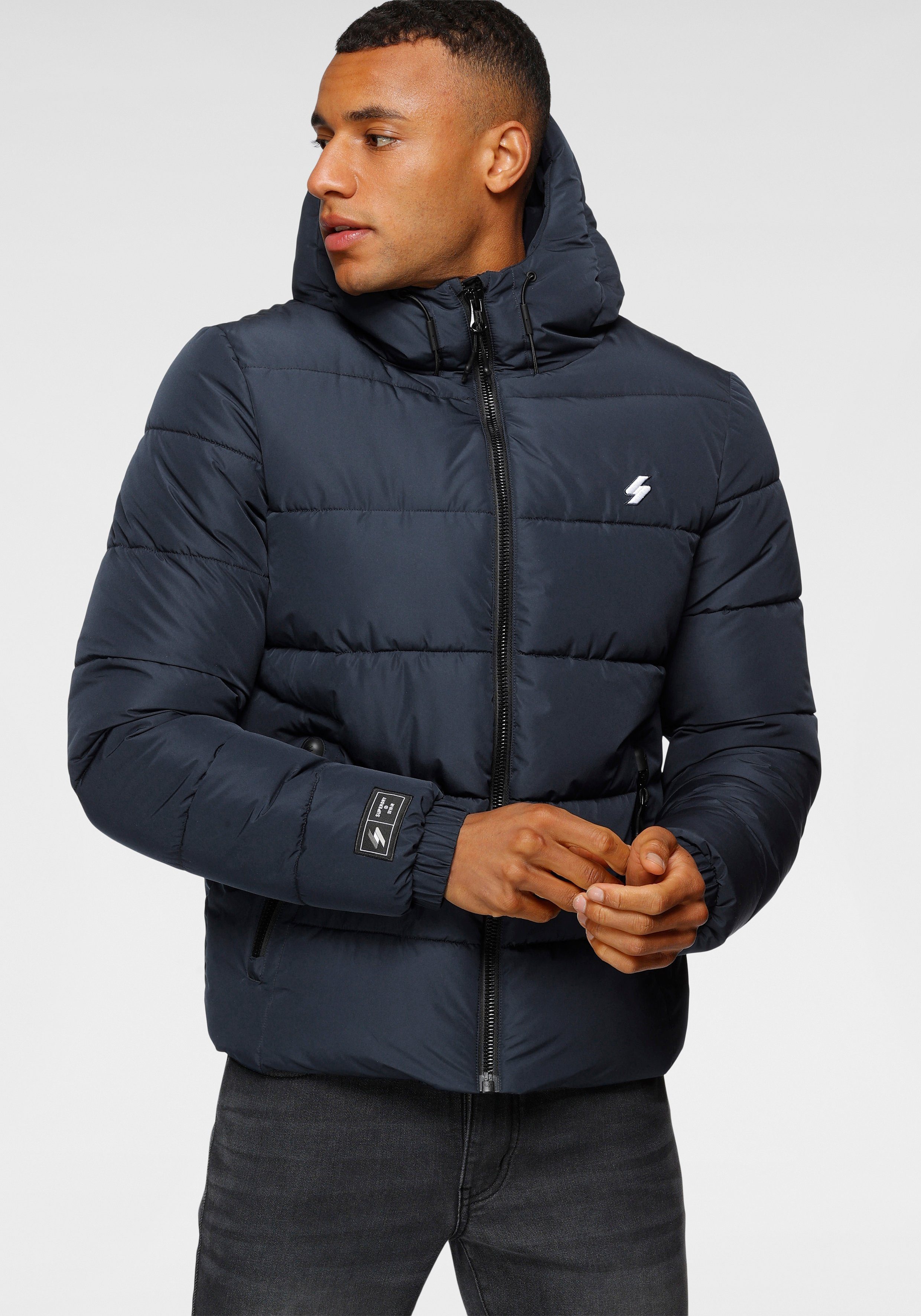 Superdry Steppjacke HOODED SPORTS PUFFR JACKET günstig online kaufen