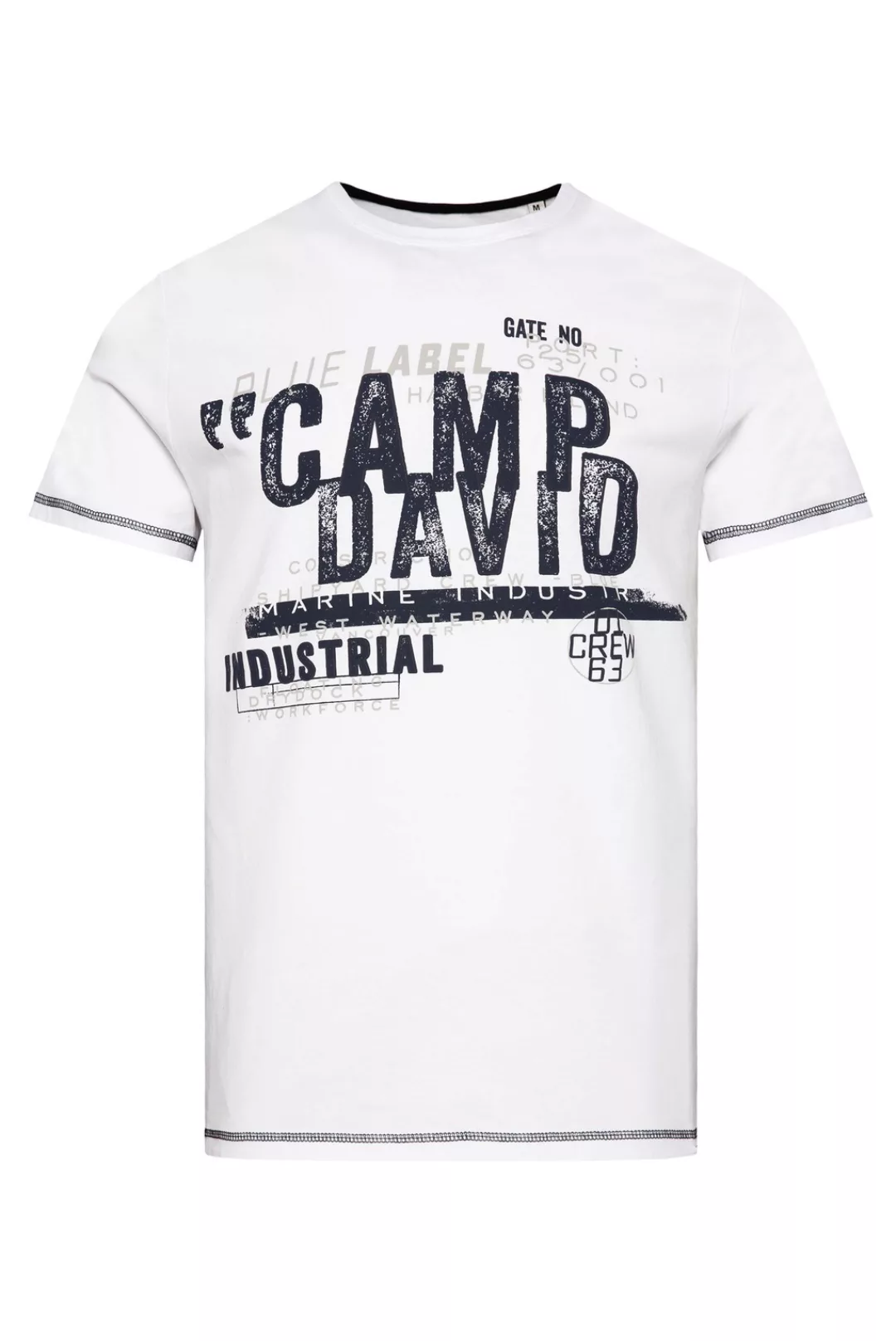 CAMP DAVID Rundhalsshirt, aus Baumwolle günstig online kaufen