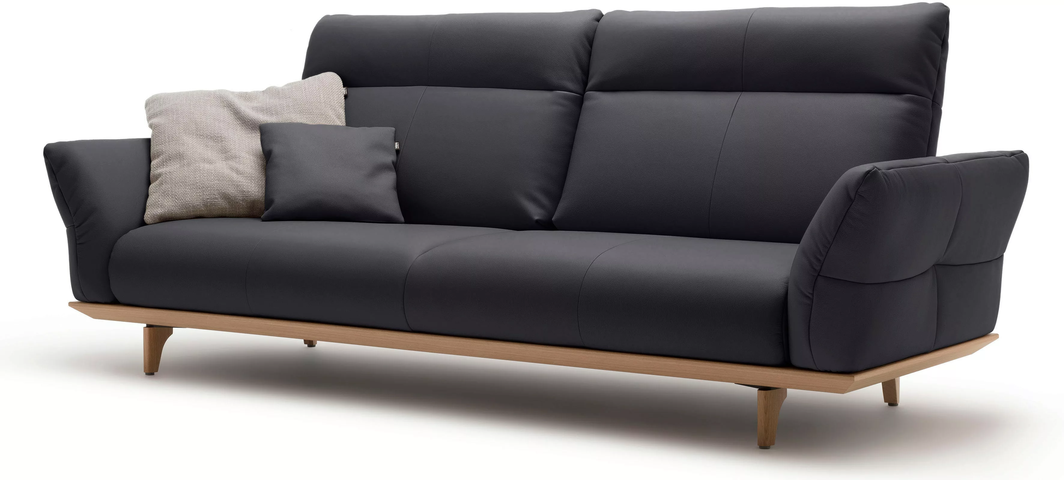 hülsta sofa 3,5-Sitzer "hs.460", Sockel in Eiche, Füße Eiche natur, Breite günstig online kaufen