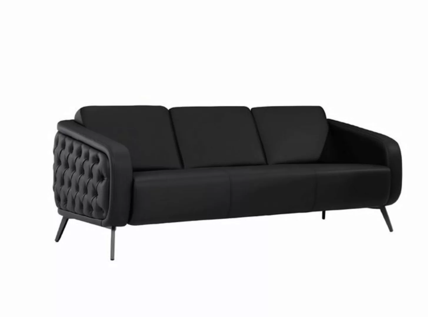 JVmoebel 3-Sitzer Sofa Ledersofa Couch Garnitur 3 Sitzer Wohnzimmer Leder, günstig online kaufen