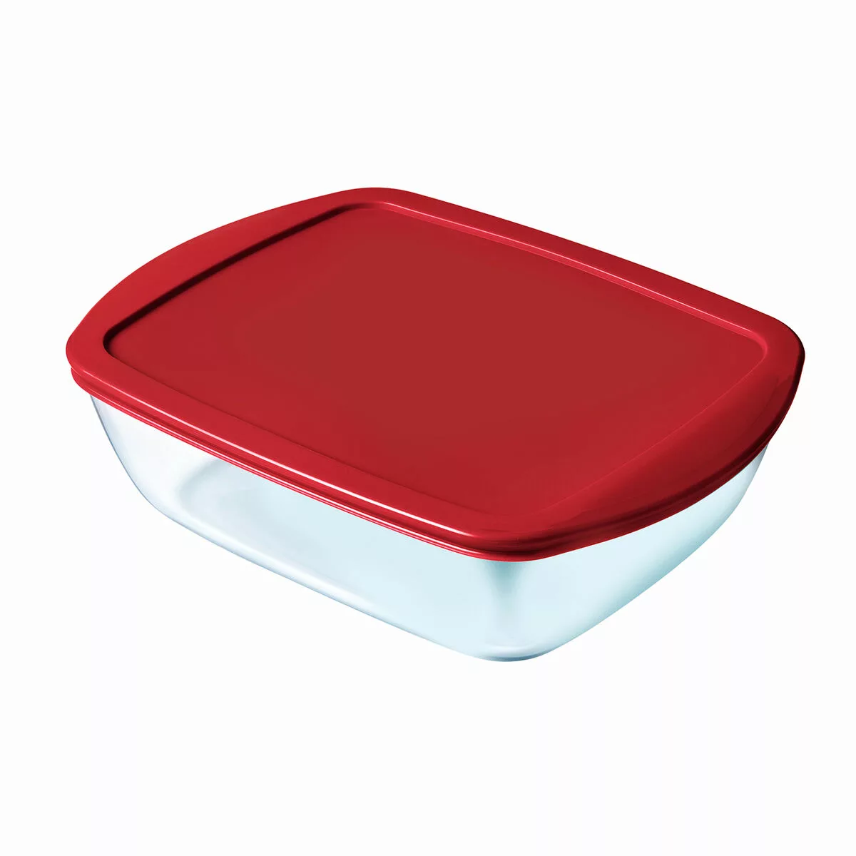 Rechteckige Lunchbox Mit Deckel Pyrex Cook & Store Rechteckig 2,5 L Rot Gla günstig online kaufen