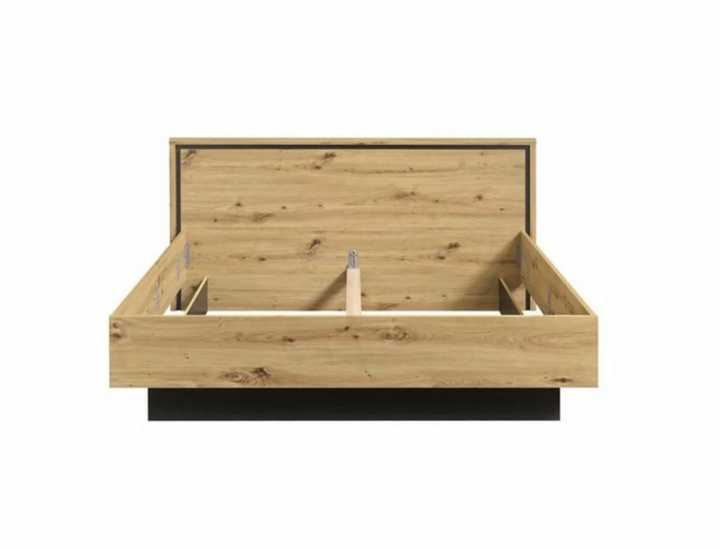 expendio Bett Thore 52A (Spar-Set, 5-tlg), Artisan Eiche / Schwarz Eiche 18 günstig online kaufen