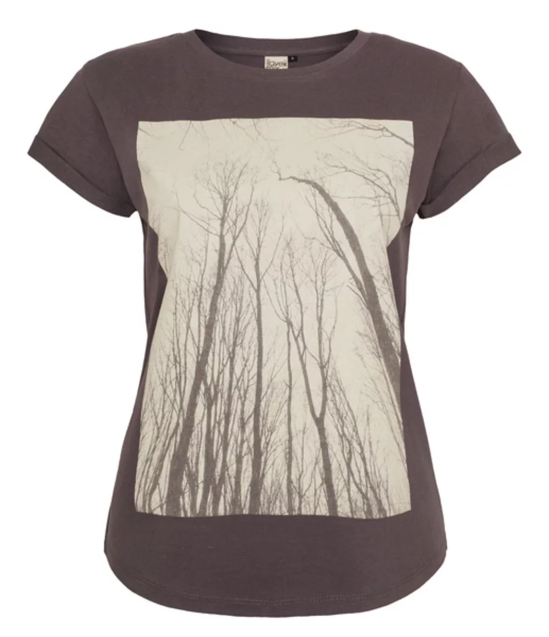 Frauen T-shirt Wald Forest Hergestellt In Kenia - Dunkelgrau / Ilk02 günstig online kaufen