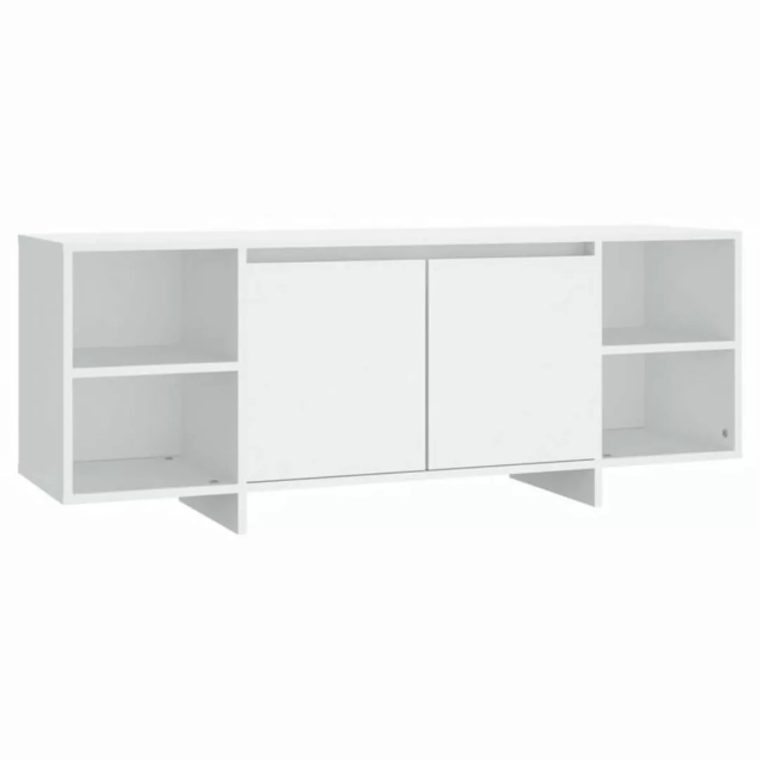 furnicato TV-Schrank Weiß 130x35x50 cm Holzwerkstoff (1-St) günstig online kaufen