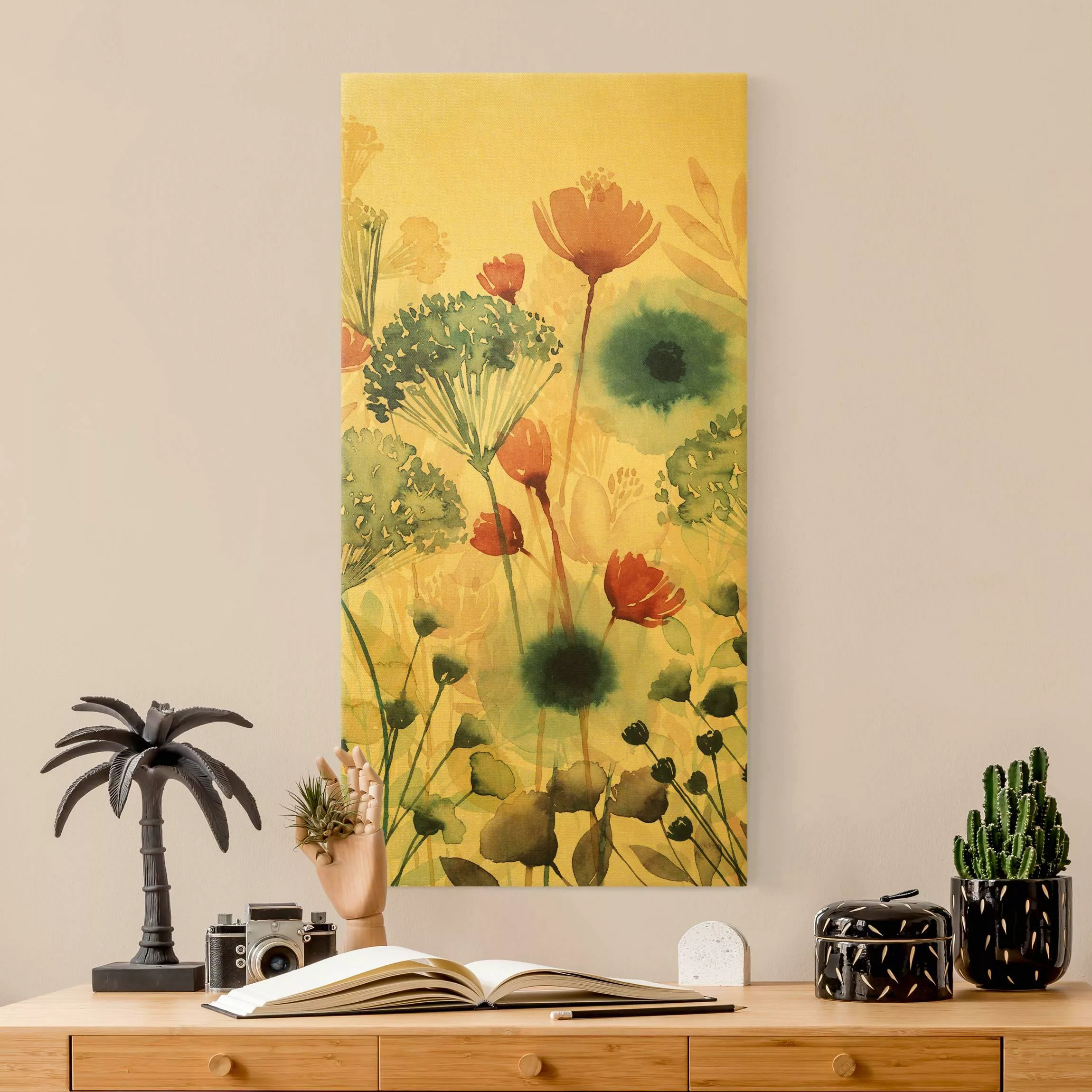 Leinwandbild Wildblumen im Sommer I günstig online kaufen