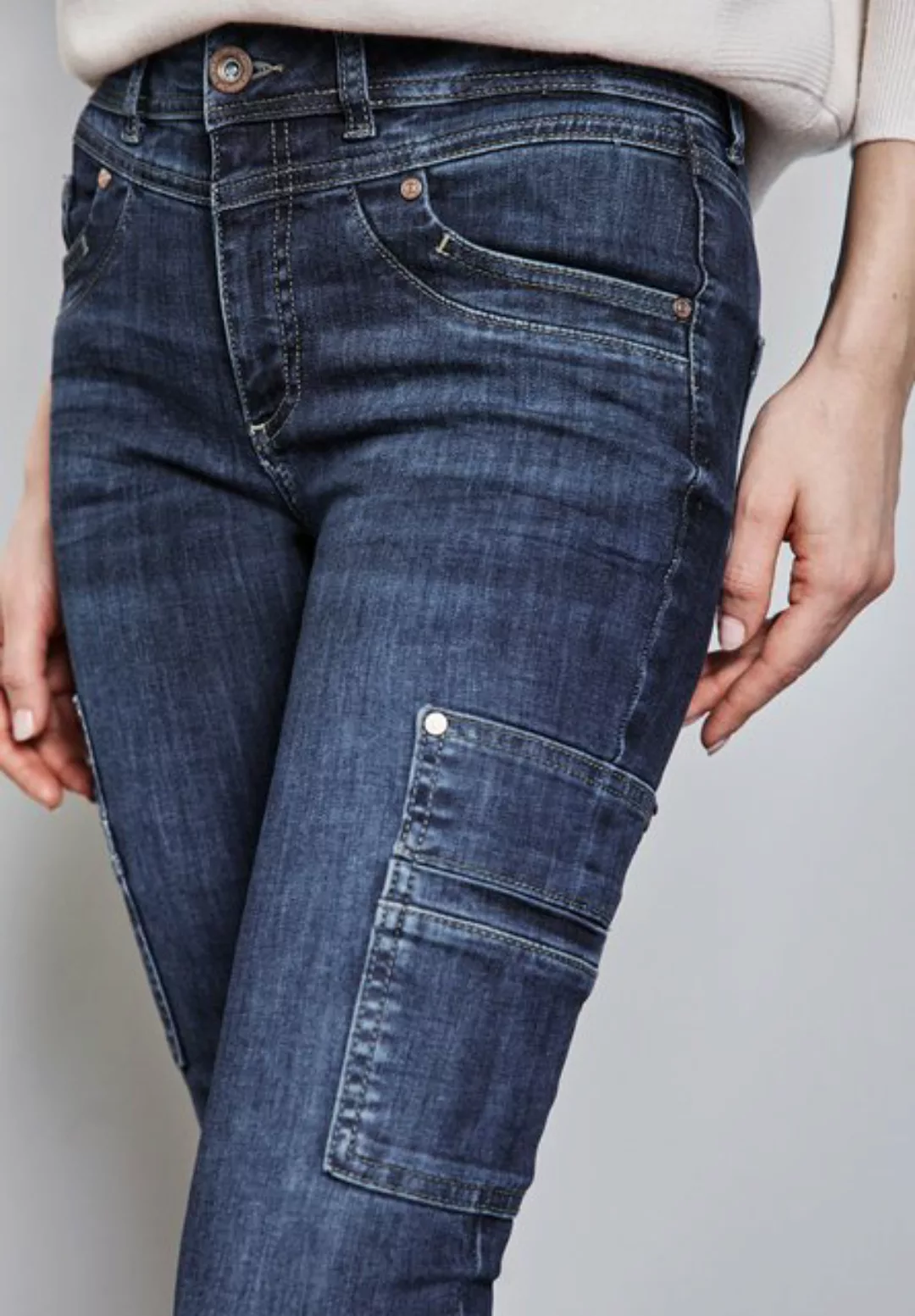 STREET ONE Comfort-fit-Jeans, Middle Waist günstig online kaufen