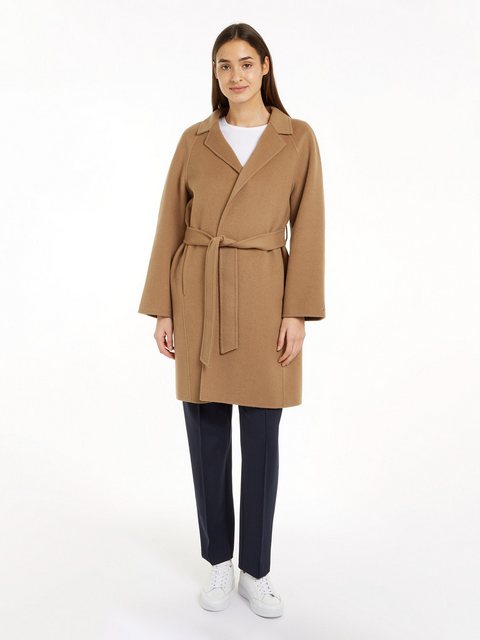 Tommy Hilfiger Kurzmantel REG DF WOOL BELTED COAT mit Gürtel günstig online kaufen