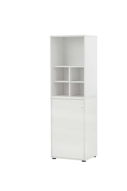 PROREGAL® Aktenschrank Möbelpartner Pigeon Set, Breite 51cm, Weiß günstig online kaufen