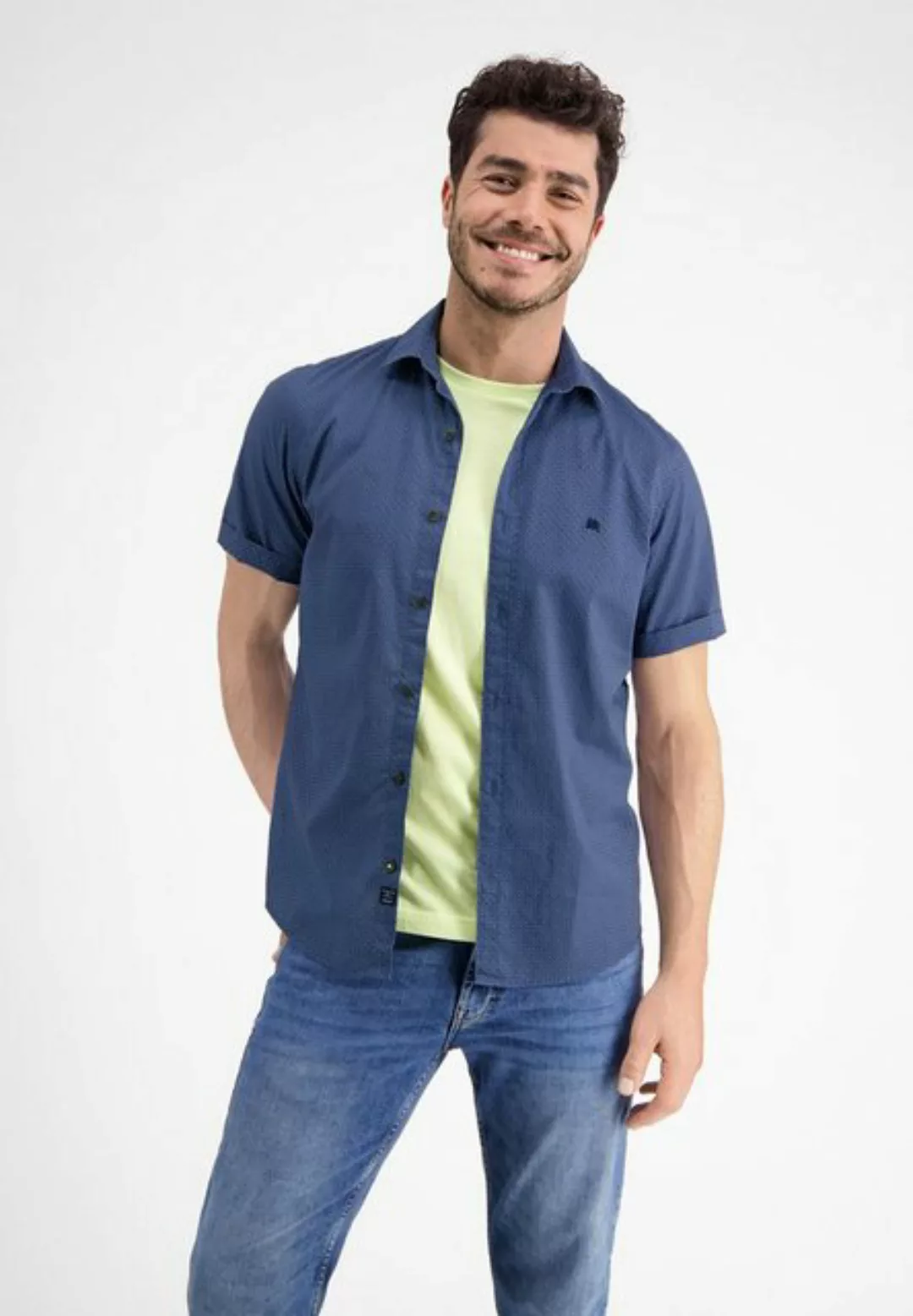 LERROS Kurzarmhemd "LERROS Kurzarmhemd *Geometric AOP*" günstig online kaufen