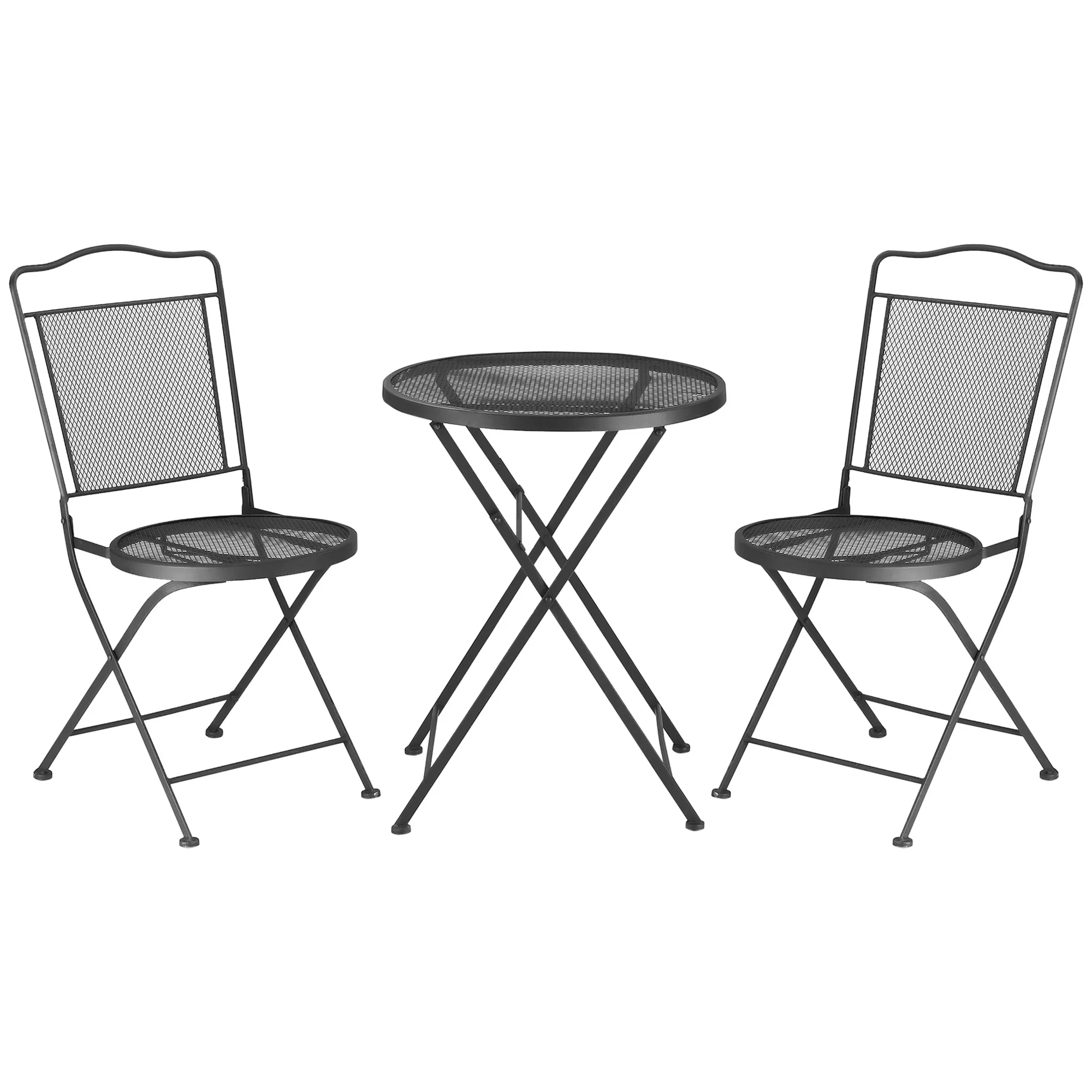 Outsunny Gartenmöbel-Set Gartenlounge Balkonmöbel Set für 2 Personen Essgru günstig online kaufen