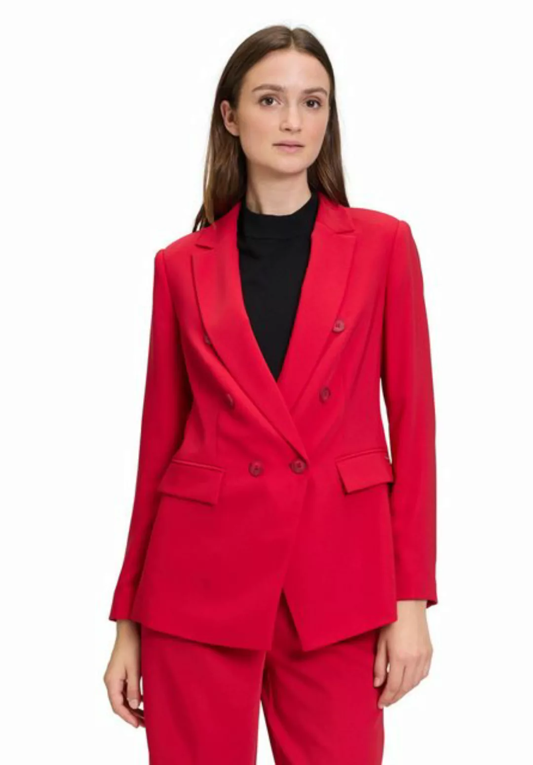 Betty&Co Longblazer Betty & Co Businessblazer mit Taschen Nahtführung günstig online kaufen