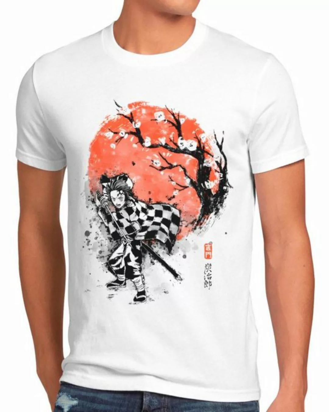 style3 T-Shirt Brother Tanjiro demon slayer anime japan manga cosplay günstig online kaufen