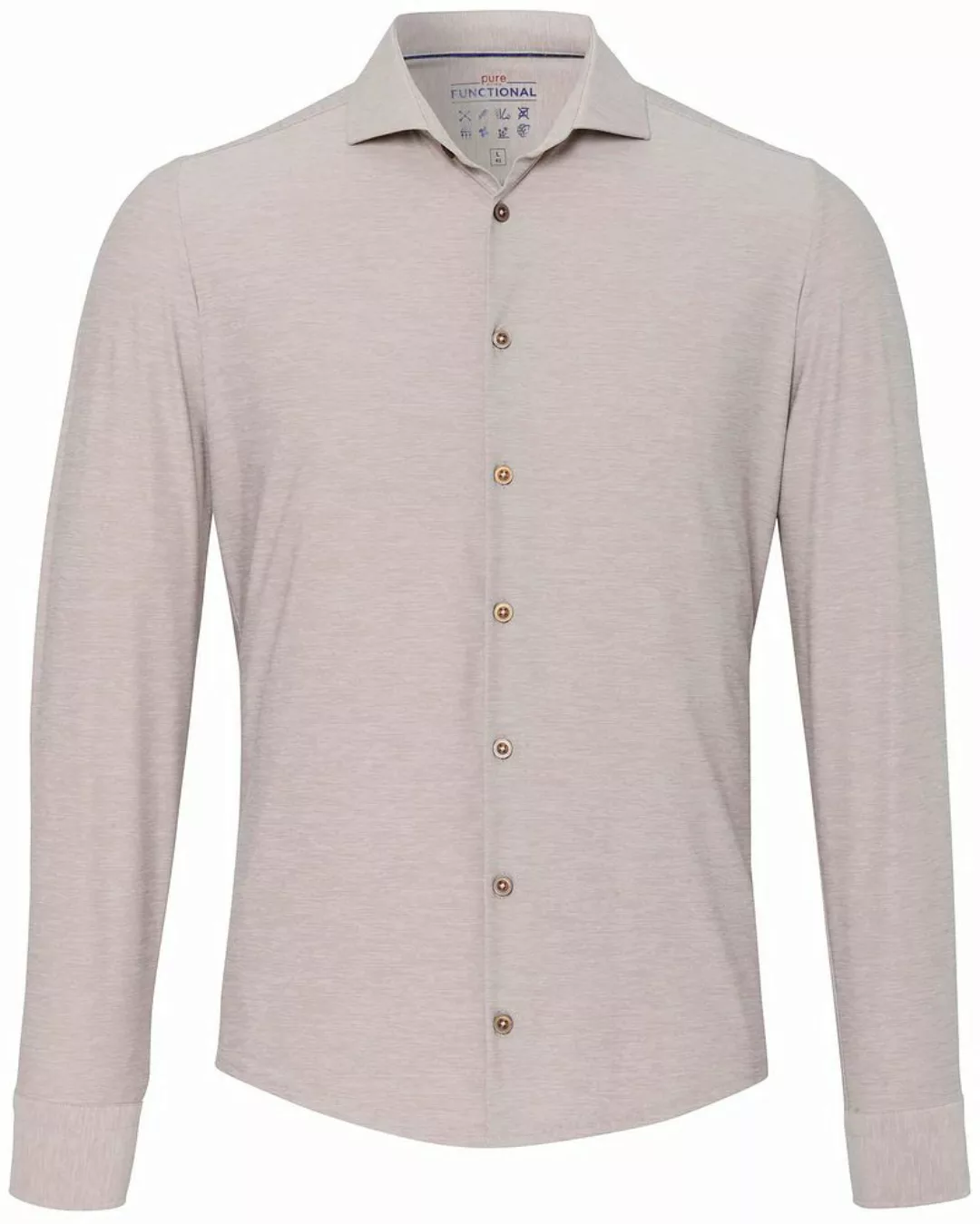 Pure The Functional Shirt Hellbeige - Größe 43 günstig online kaufen