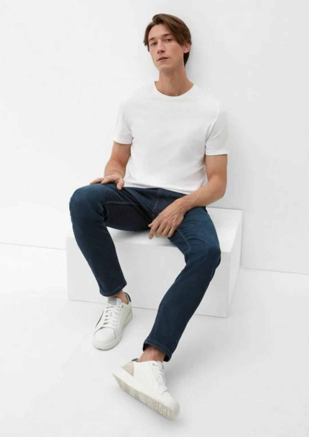 s.Oliver Stoffhose Jeans Keith / Slim Fit / Mid Rise / Slim Leg Waschung günstig online kaufen